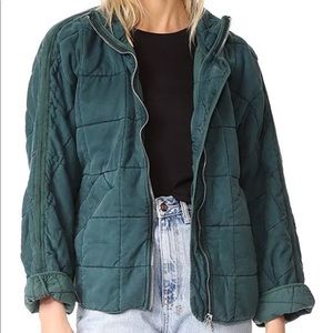 Free People Quilted Dolman Jacket
